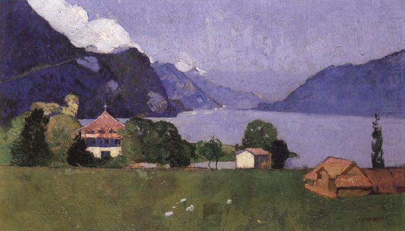 Brienzersee-Landschaft, Max Buri